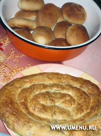 Слоеный пирог с сердцем