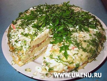 Торт из кабачка