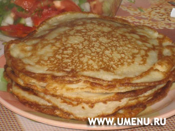 Блины на кефире