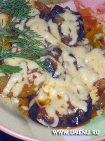 Тушеные овощи с сыром