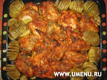 Маринованные куриные крылышки