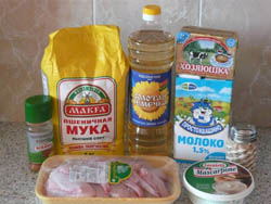 Крылышки с сырно-чесночным соусом
