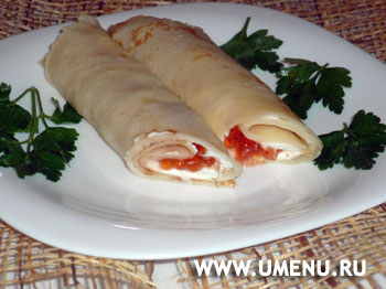 Блинчики с икрой