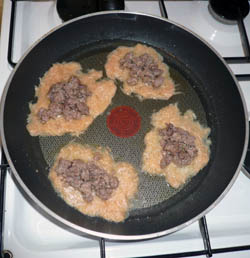 Драники с мясом