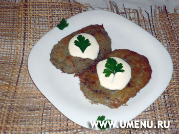 Драники с мясом