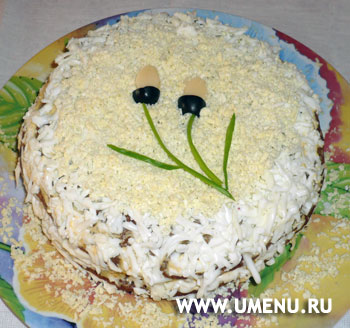 Торт из печени