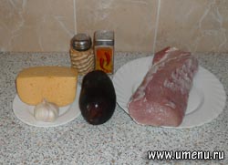 Запеченная свинина в фольге Гармошка
